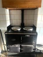 AGA fornuis -zwart, gas, onderhouden, Ophalen, Gebruikt, 60 cm of meer, 4 kookzones