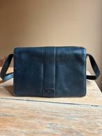 KLM handtas, echt leer, Sieraden, Tassen en Uiterlijk, Ophalen of Verzenden, Zo goed als nieuw, Blauw, Leer