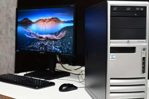 Super Degelijke HP Server PC, RS-232, Parallel, 6x USB, SATA, Computers en Software, Desktop Pc's, Gebruikt, 2 tot 3 Ghz, HDD