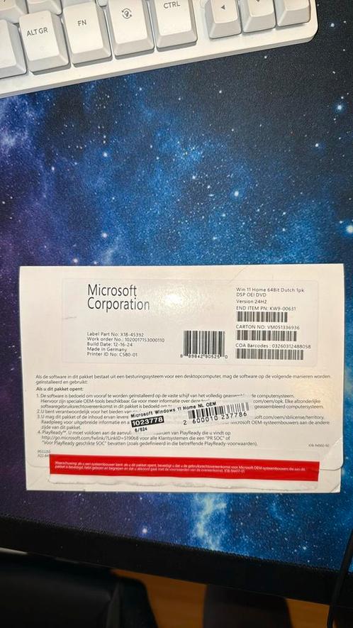 Microsoft Windows 11 Home, Computers en Software, Besturingssoftware, Nieuw, Windows, Ophalen of Verzenden