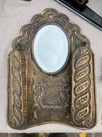 Antieke Borstelset met Spiegel, Antiek en Kunst, Ophalen of Verzenden, Ovaal, Minder dan 50 cm, Minder dan 100 cm
