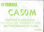 Yamaha CA50 manual scooter (019v) bromfiets, Fietsen en Brommers, Handleidingen en Instructieboekjes, Zo goed als nieuw, Verzenden