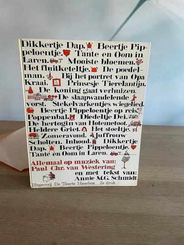 Leuk vintage liedjesboek Dikkertje Dap en andere liedjes beschikbaar voor biedingen