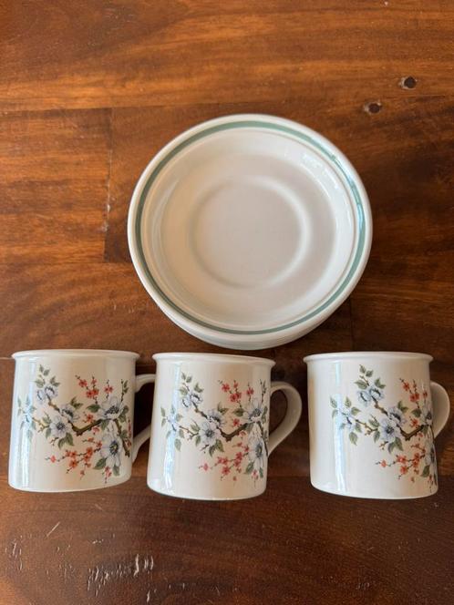 Koffiekopjes en schotels Portmeirion, Huis en Inrichting, Keuken | Servies, Zo goed als nieuw, Kop(pen) en/of Schotel(s), Overige stijlen