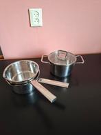 Pannenset - 3 Pannen vivo, Huis en Inrichting, Keuken | Potten en Pannen, Ophalen, Gebruikt, Pannenset, Rvs