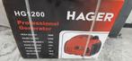 Aggegraat Hager HG200., Ophalen, Nieuw, Minder dan 5 kVA, Benzine