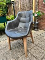Kuipstoel te koop, Huis en Inrichting, Stoelen, Ophalen, Gebruikt, Leer, Eén