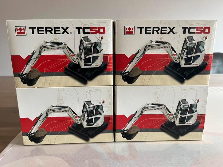 Terex TC 50 minigraver NZG 701 nieuw en meerdere op voorraad, Hobby en Vrije tijd, Modelauto's | 1:50, Nieuw, Hijskraan, Tractor of Landbouw