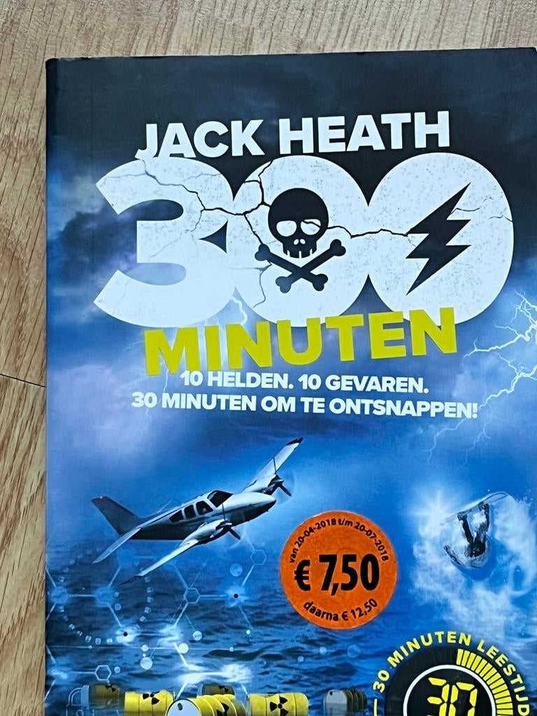 300 Minuten - Jack Heath - Spannend Jeugdboek nieuw!, Ophalen of Verzenden, Gelezen, Fictie algemeen
