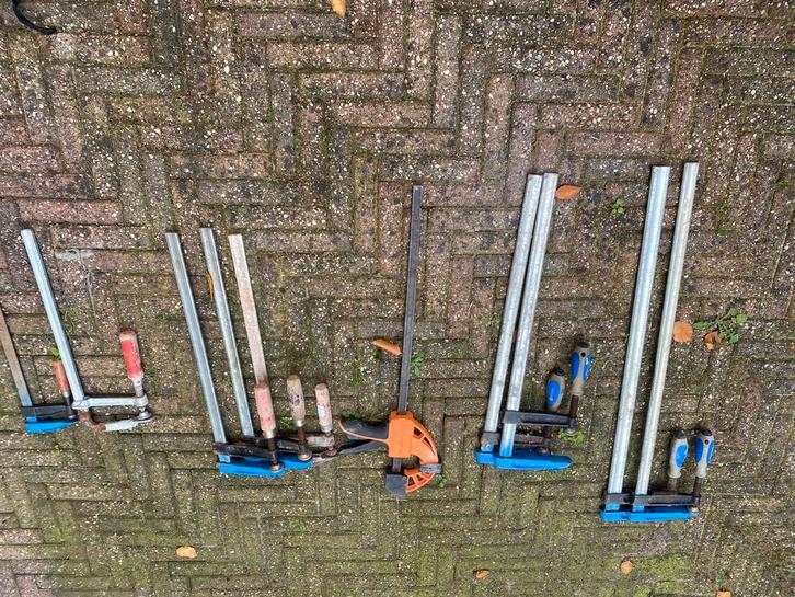 10 Lijmtangen - Diverse Maten, Doe-het-zelf en Verbouw, Gereedschap | Handgereedschap, Gebruikt, Ophalen