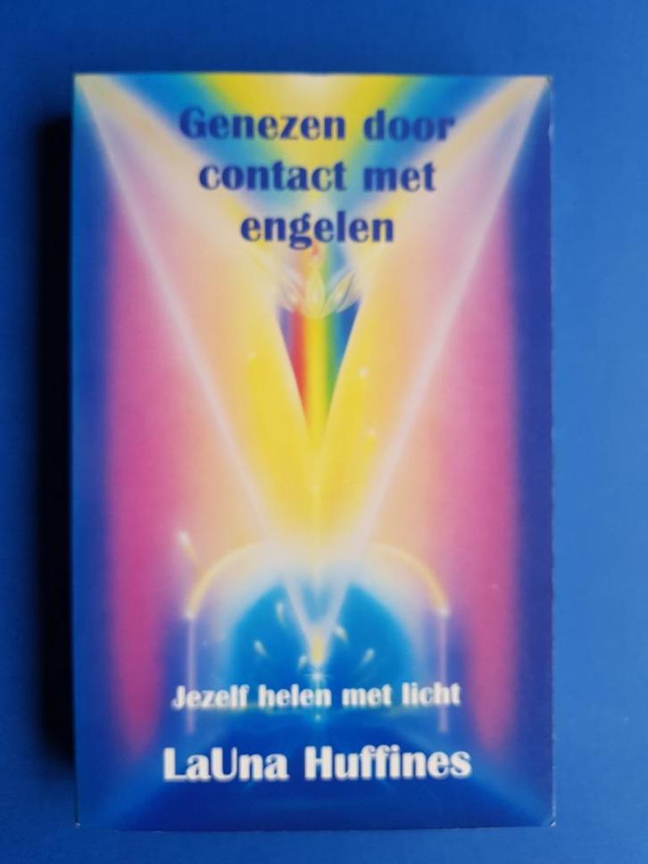 Genezen door contact met engelen - L. Huffiness, Boeken, Esoterie en Spiritualiteit, Zo goed als nieuw, Overige typen, Tarot of Kaarten leggen