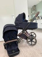 cybex priam rose gold navy blue, Kinderen en Baby's, Kinderwagens en Combinaties, Ophalen, Zo goed als nieuw, Overige merken