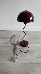 Tafel lamp bordeaux, Ophalen of Verzenden, Zo goed als nieuw, Minder dan 50 cm