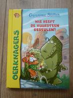 boek - GERONIMO STILTON - wie heeft de vuursteen gestolen?, Boeken, Ophalen, Gelezen