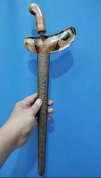 Keris Naga Raja – 13 Luk – Sawo & Timoho Hout KST17, Antiek en Kunst, Verzenden