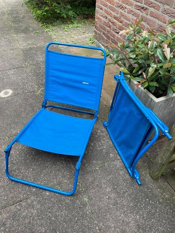 Campingstoel / strandstoel / visserstoel lafuma, set van 2 beschikbaar voor biedingen