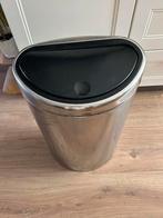 Brabantia 60 liter touch bin vuilnisbak prullenbak, Rvs, 40 liter of meer, Gebruikt, 50 tot 75 cm