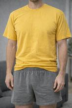 Partij gele t-shirt met korte mouw., Kleding | Heren, T-shirts, Ophalen of Verzenden, Nieuw, Overige maten, Geel