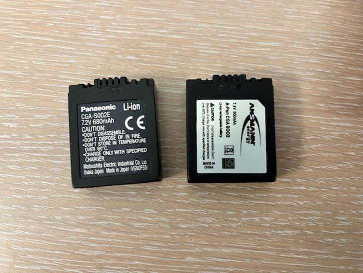 Panasonic en ANSMANN Li-ion batterij, Audio, Tv en Foto, Accu's en Batterijen, Gebruikt, Oplaadbaar, Ophalen of Verzenden