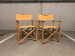 Vintage De Waard houten kampeer stoelen (2x), Caravans en Kamperen, Ophalen of Verzenden, Gebruikt, Campingstoel