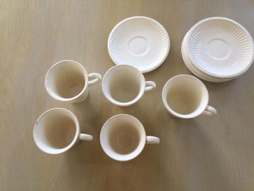 Wedgwood Edme 5 kop en schotels p/stuk € 2,50 beschikbaar voor biedingen