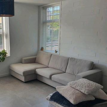 Nette bank + voetenbank ikea Kivik licht grijs - afbeelding 1