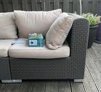 Wicker lounge tuinbank (excl. kussens), Tuin en Terras, Ophalen, Gebruikt, 3 zitplaatsen, Loungeset