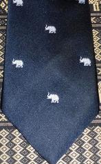 WNF Wereld Natuur Fonds Stropdas witte olifant doorlopend, Ophalen of Verzenden, Nieuw, Wit