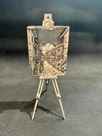 925 zilveren schildersezel met schilderij Medusa oro, Ophalen of Verzenden