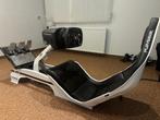 Simracingset: playseat f1, thrustmaster ts-pc racer, pedalen, Ophalen, Zo goed als nieuw, Thrustmaster