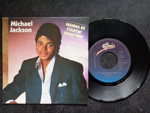Michael Jackson - Wanna Be Startin' Somethin' 1983, Cd's en Dvd's, Vinyl Singles, Gebruikt, Single, Pop, 7 inch, Ophalen of Verzenden