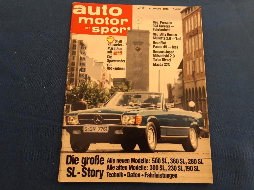 Auto Motor und Sport '80 nr16 - Mercedes - Alfa - Panda -924, Ophalen of Verzenden, Gelezen, Algemeen