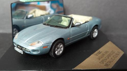 Jaguar Xk8 Convertible ice Blue 1:43 Vitesse Pol, Hobby en Vrije tijd, Modelauto's | 1:43, Zo goed als nieuw, Ophalen of Verzenden
