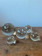 Euroglass Design - 5 glazen bollen in perfecte staat, Antiek en Kunst, Antiek | Glas en Kristal, Ophalen of Verzenden