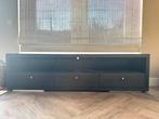 Massief houten TV meubel - 180 cm breed, Ophalen, Gebruikt, 150 tot 200 cm, Minder dan 100 cm
