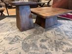 Salontafel 2-Delig Bruin Mango 50%Korting Direct/Leverbaar, Ophalen, 50 tot 100 cm, #Salontafel#2-delig#Donkerbruin#Vierkant, Vierkant