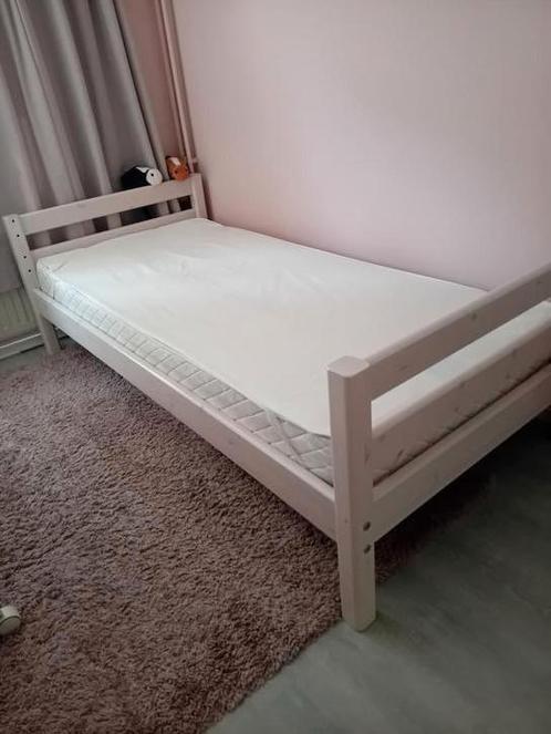 Flexa Classic 1 persoonsbed, Kinderen en Baby's, Kinderkamer | Bedden, Gebruikt, 180 cm of meer, 85 tot 100 cm, Lattenbodem, Matras