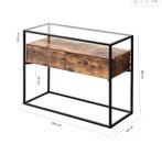 Side table, Ophalen, Gebruikt, 100 tot 150 cm, Glas