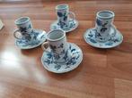 14 japans blauw-wit porcelein blue danube demitasse kopjes, Huis en Inrichting, Keuken | Servies, Ophalen of Verzenden, Zo goed als nieuw