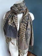 Goud beige taupe pashmina cashmere viscose, Maat 46/48 (XL) of groter, Ophalen of Verzenden, X, Pashmina