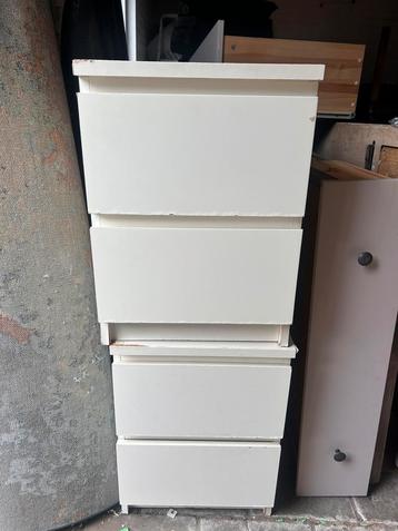 2x! ladekastjes Ikea wit
