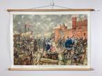 schoolplaat  Jacoba van Beieren, Antiek en Kunst, Ophalen, Geschiedenis
