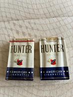 4 dichte pakjes HUNTER cigarette (1960?), Verzamelen, Rookartikelen, Aanstekers en Luciferdoosjes, Ophalen, Nieuw, Overige typen