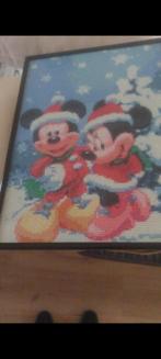 Diamond painting met fotolijst €20,00, Minder dan 50 cm, Ophalen of Verzenden, Zo goed als nieuw, Schilderij