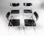 IKEA TED Klapstoel Chroom Chromen Gammelgaard Vintage Retro, Huis en Inrichting, Stoelen, Gebruikt, Zwart, Ophalen of Verzenden