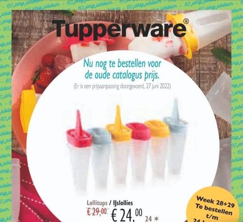 Tupperware ijspinquins , ijsjesvormpjes , ijsjes maker, Huis en Inrichting, Keuken | Tupperware, Zo goed als nieuw, Ophalen of Verzenden