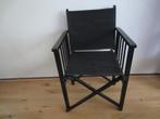Regisseursstoel., Huis en Inrichting, Stoelen, Ophalen, Hout, Gebruikt, Zwart