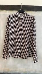 Caliban zijden blouse mt 36, Ophalen of Verzenden, Zo goed als nieuw, Maat 36 (S), Blauw