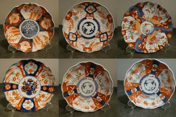 6x Imari bord - Japan - 19e eeuw [1581] beschikbaar voor biedingen