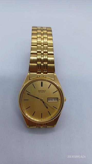 Goudkleurig Vintage Seiko Herenhorloge - Nieuwstaat! beschikbaar voor biedingen